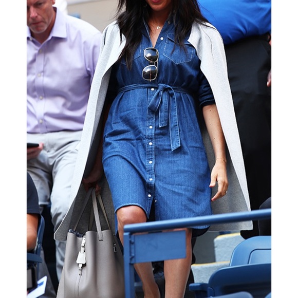 J Crew Denim Shirt Dress (loved by Meghan Markle) - Picture 1 of 6